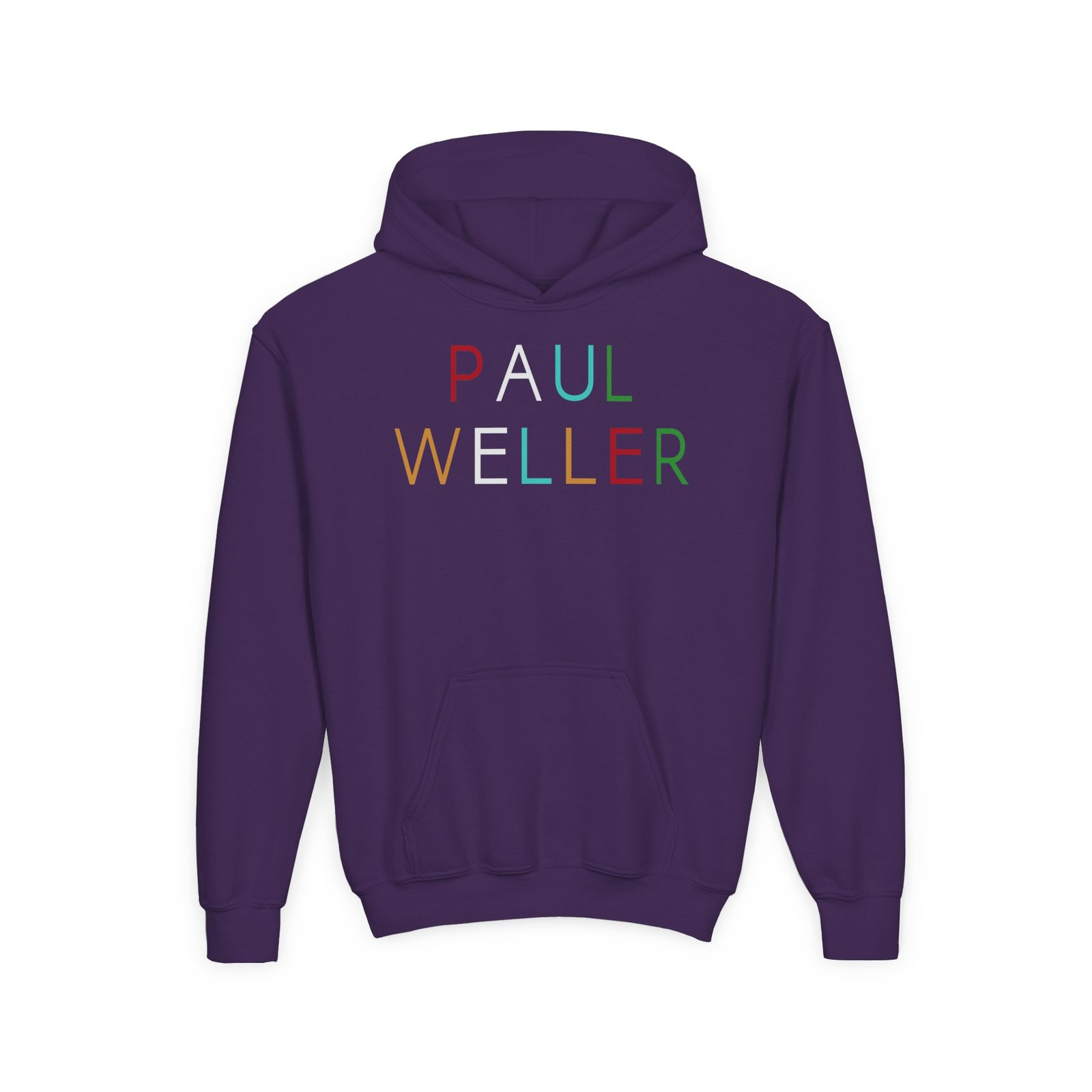 Youth PWL Multicolour Logo Heavy Blend Hooded Sweatshirt