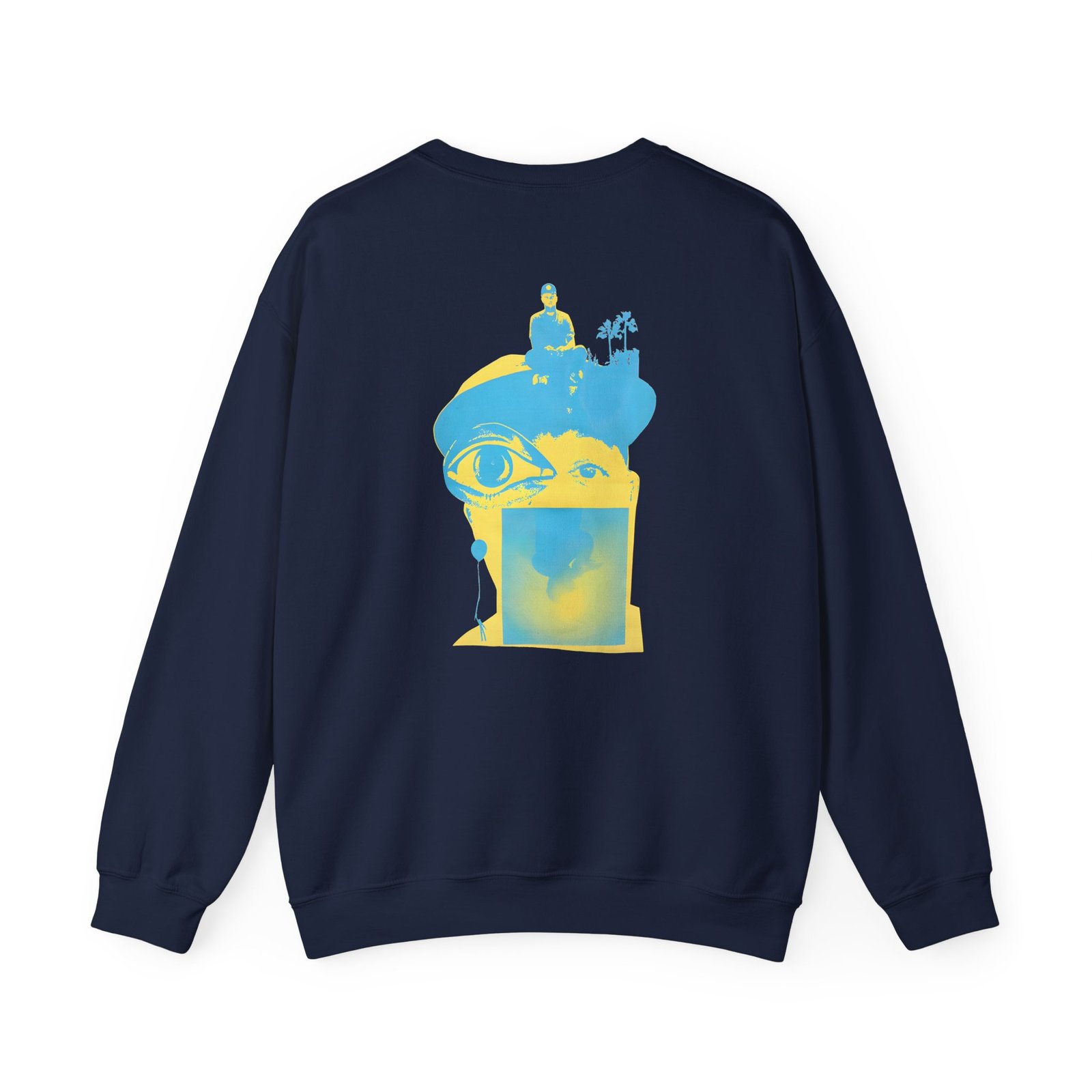 Mac Miller Balloonerism Eye Unisex Heavy Blend™ Crewneck Sweatshirt