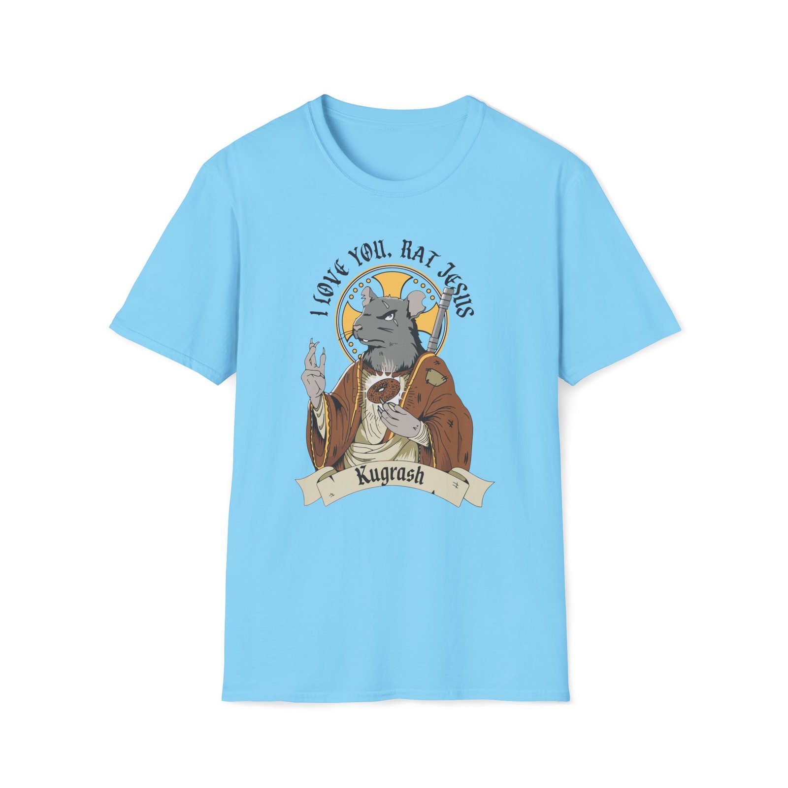 Dropout Rat Jesus Unisex Softstyle T-Shirt