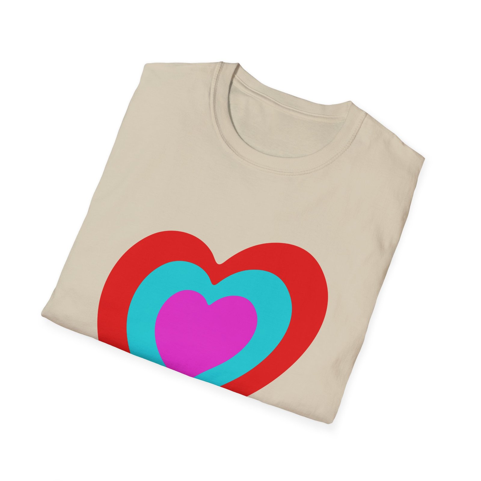 Eurovision Heart Unisex Softstyle T-shirt