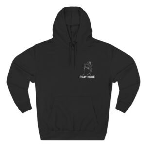 Roman Atwood Pray More Three-panel Fleece Hoodie