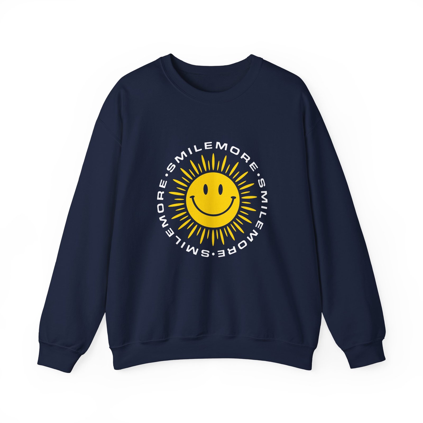 Roman Atwood Smile More Unisex Heavy Blend Crewneck Sweatshirt