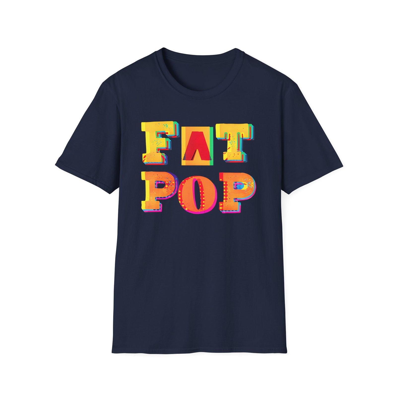 PWL Fat Pop Logo Unisex Softstyle T-Shirt