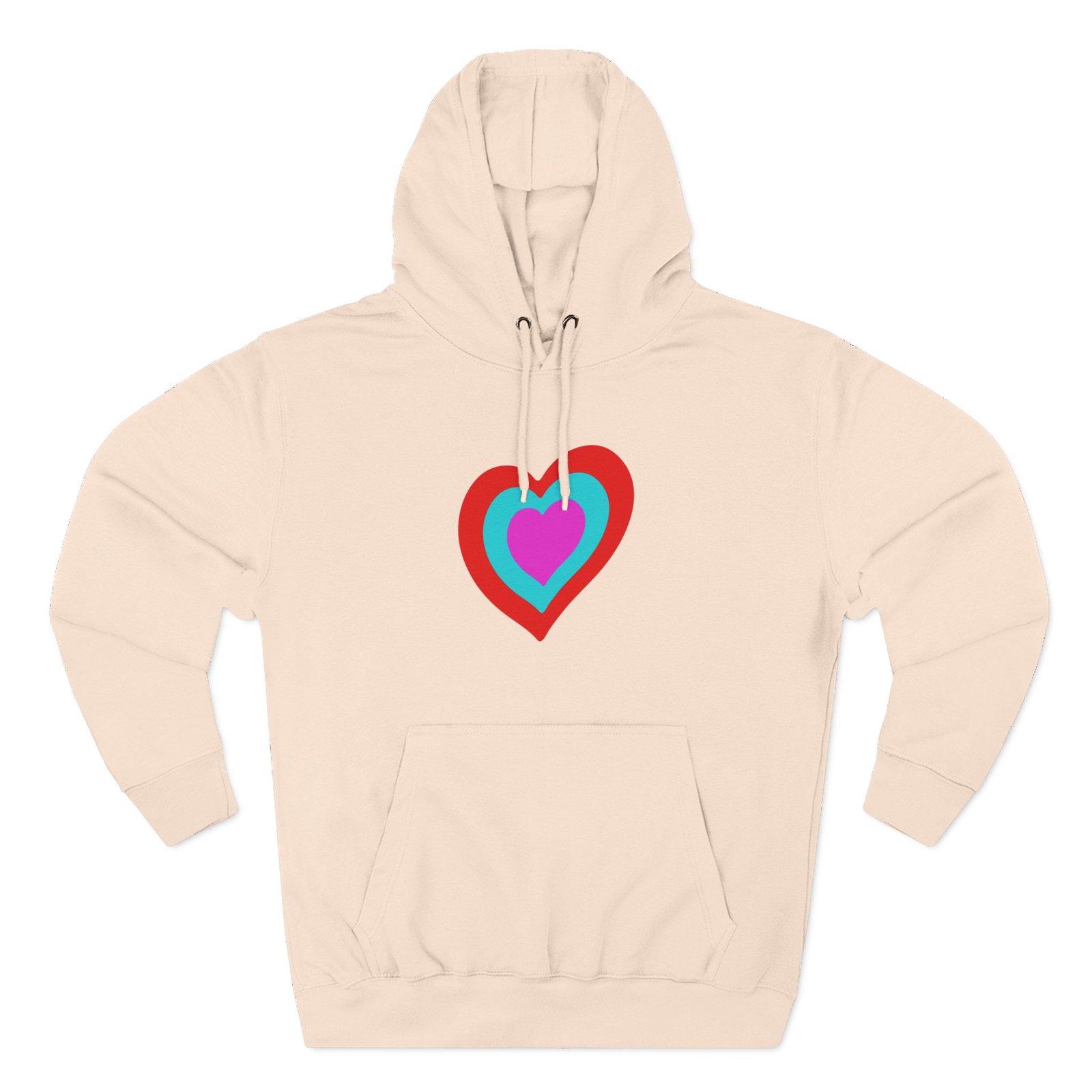 Eurovision Heart Three-panel Fleece Hoodie