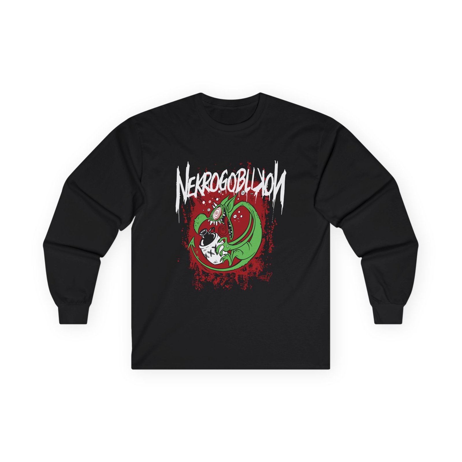 Nekrogoblikon Drunk Goblin Unisex Ultra Cotton Long Sleeve Tee