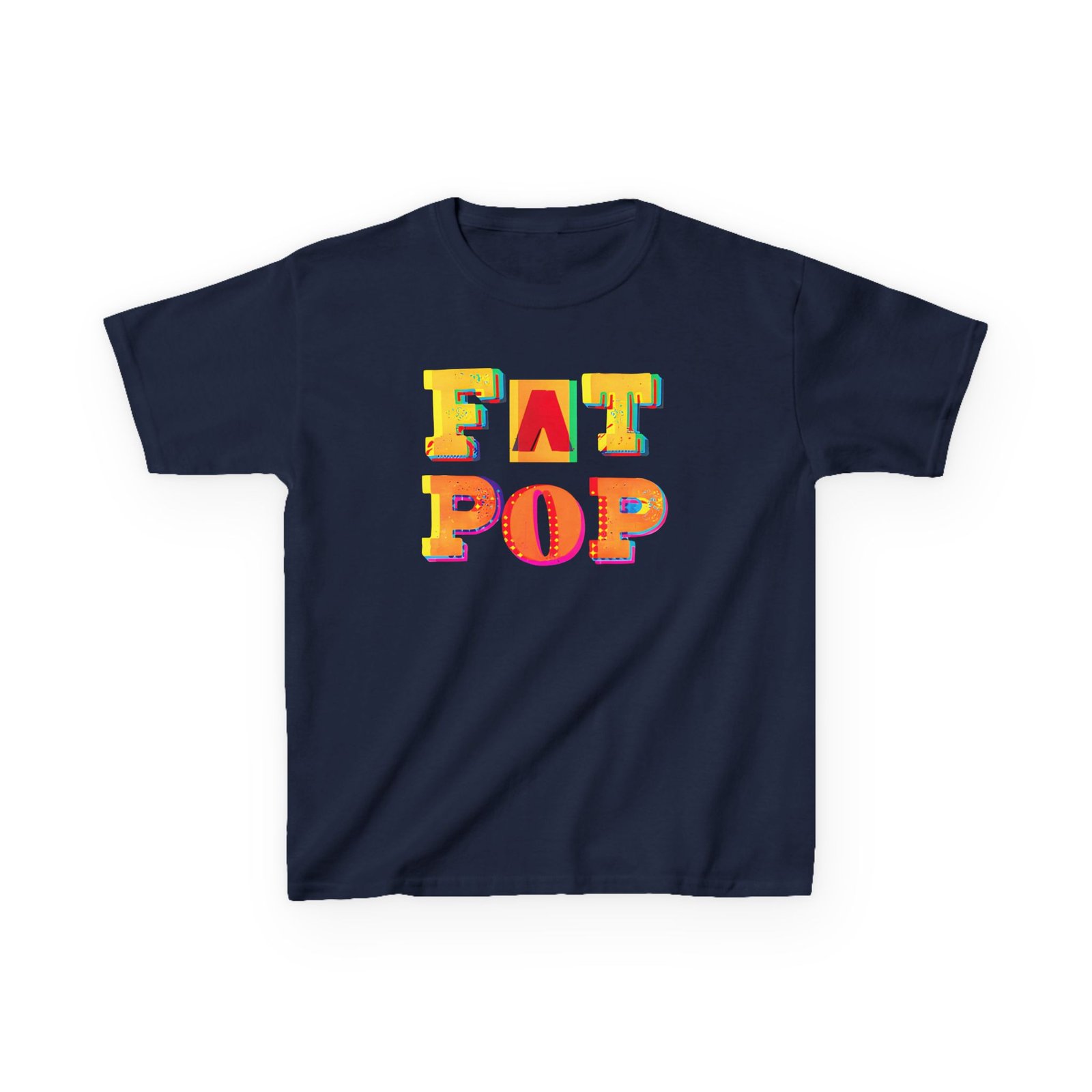 Kids PWL Fat Pop Logo Heavy Cotton™ Tee