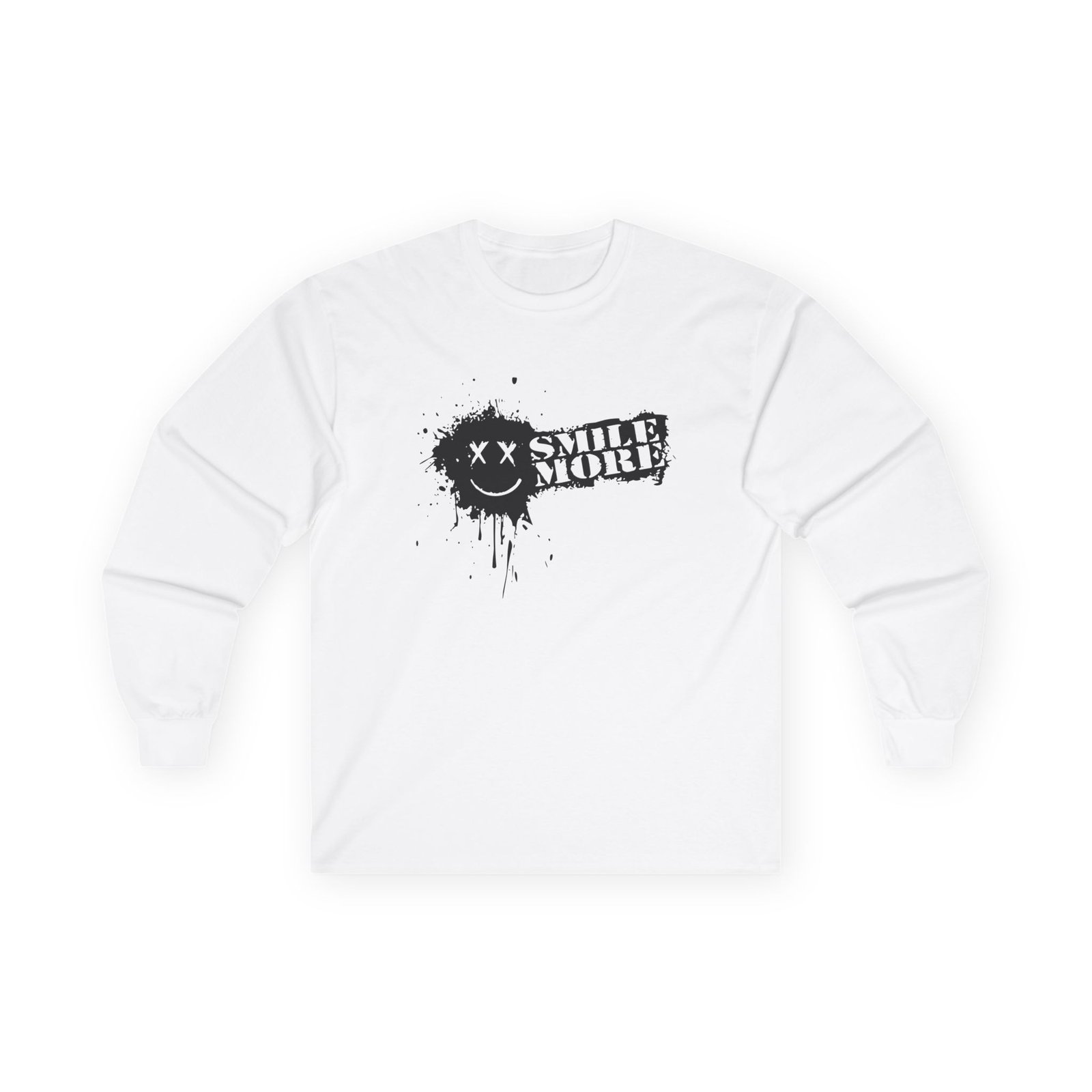 Roman Atwood Smile More Splatter Unisex Ultra Cotton Long Sleeve Tee