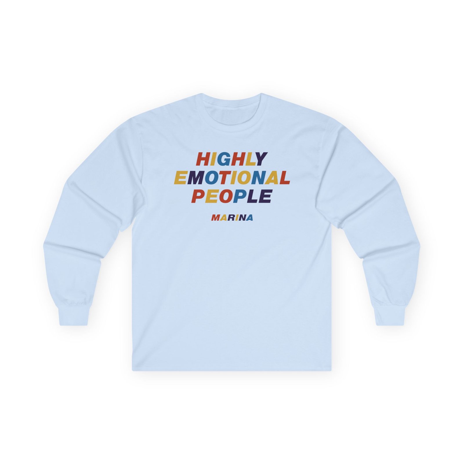 Marina Highly Emotional People Unisex Ultra Cotton Long Sleeve Tee