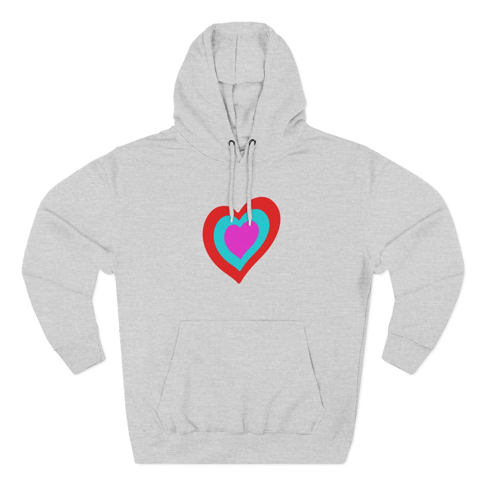 Eurovision Heart Three-panel Fleece Hoodie