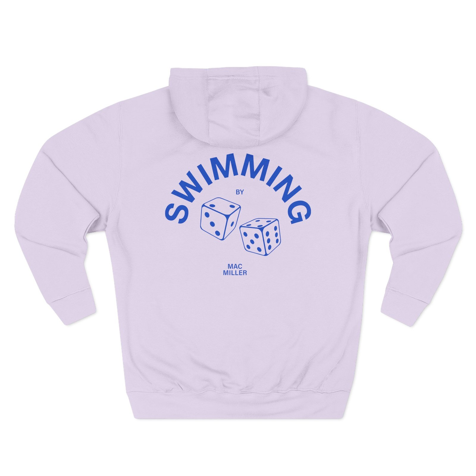 Mac Miller Swimming Dice Three-Panel Fleece Hoodie