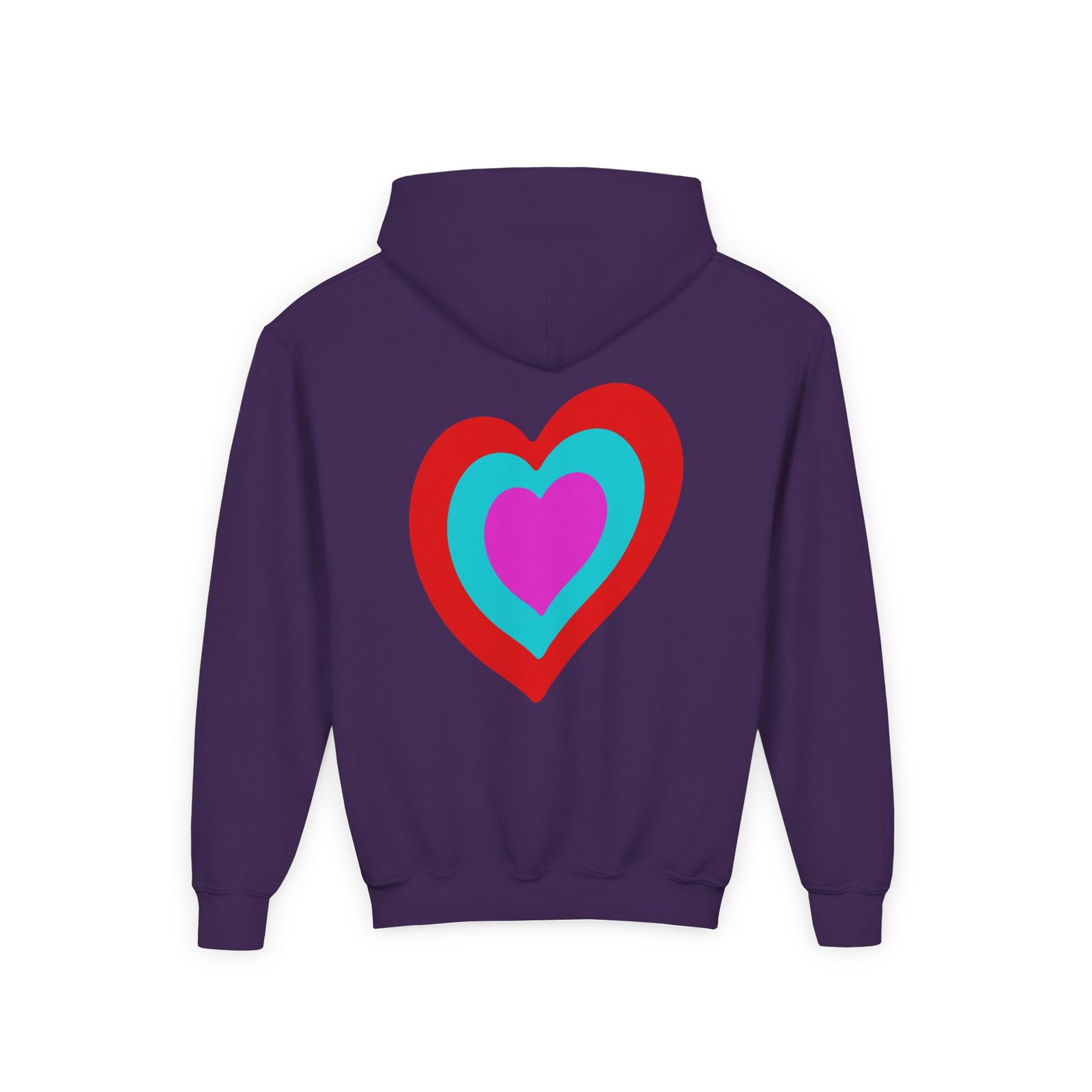 Youth Eurovision Heart Heavy Blend Hooded Sweatshirt