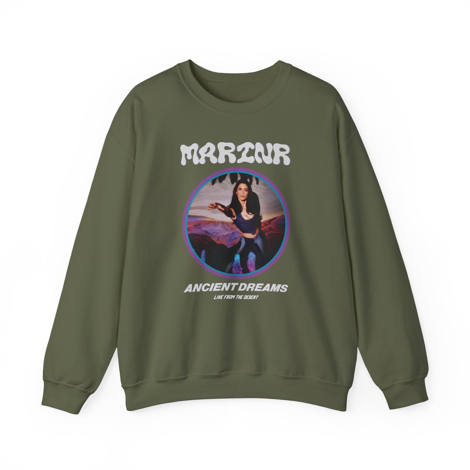 Marina Ancient Dreams Live From the Desert Unisex Heavy Blend™ Crewneck Sweatshirt
