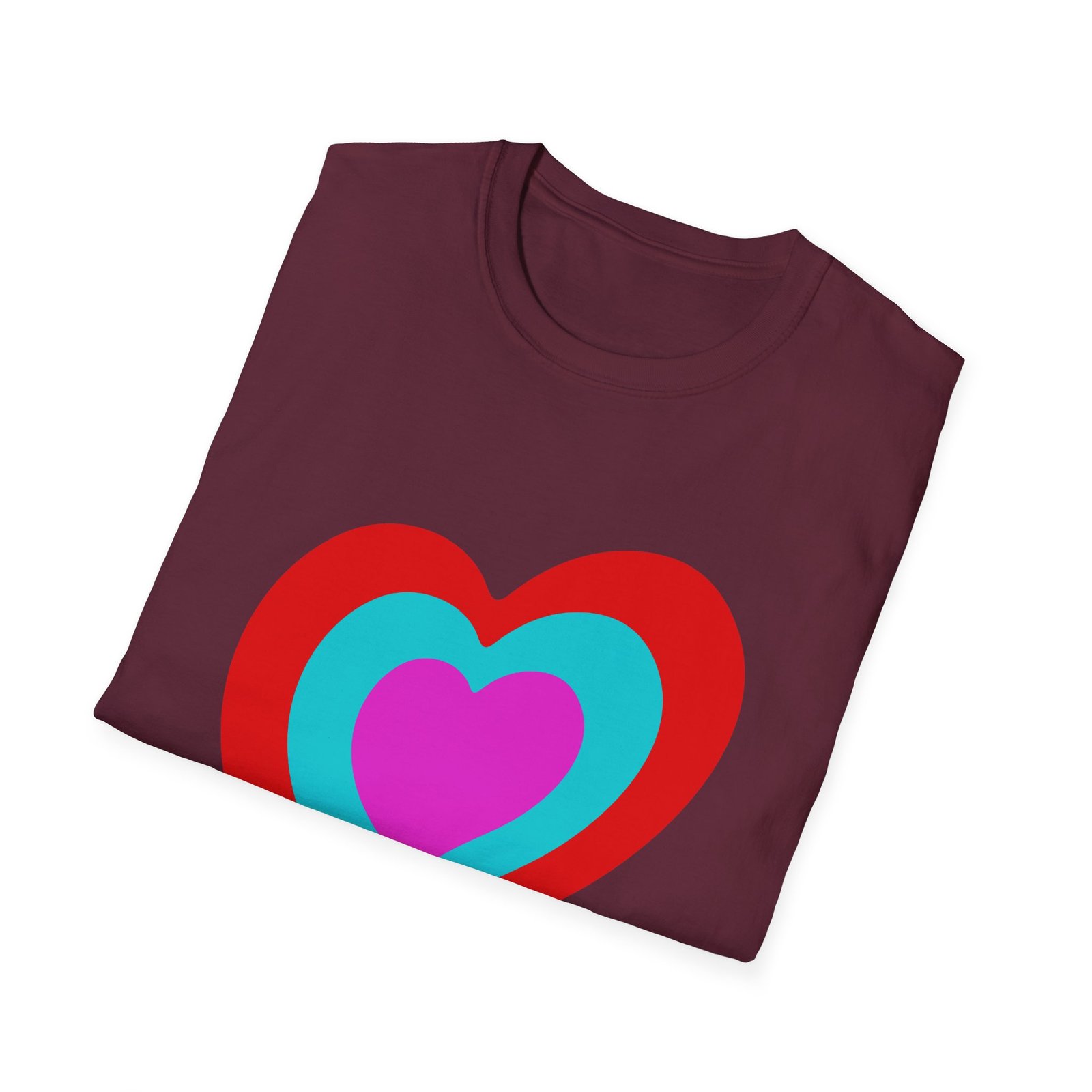 Eurovision Heart Unisex Softstyle T-shirt