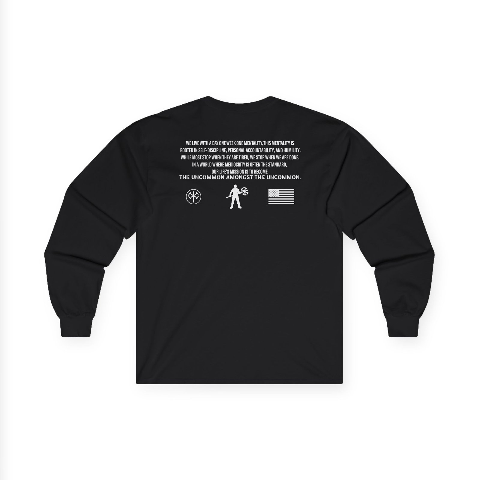 David Goggins Ethos Slogan Unisex Ultra Cotton Long Sleeve Tee