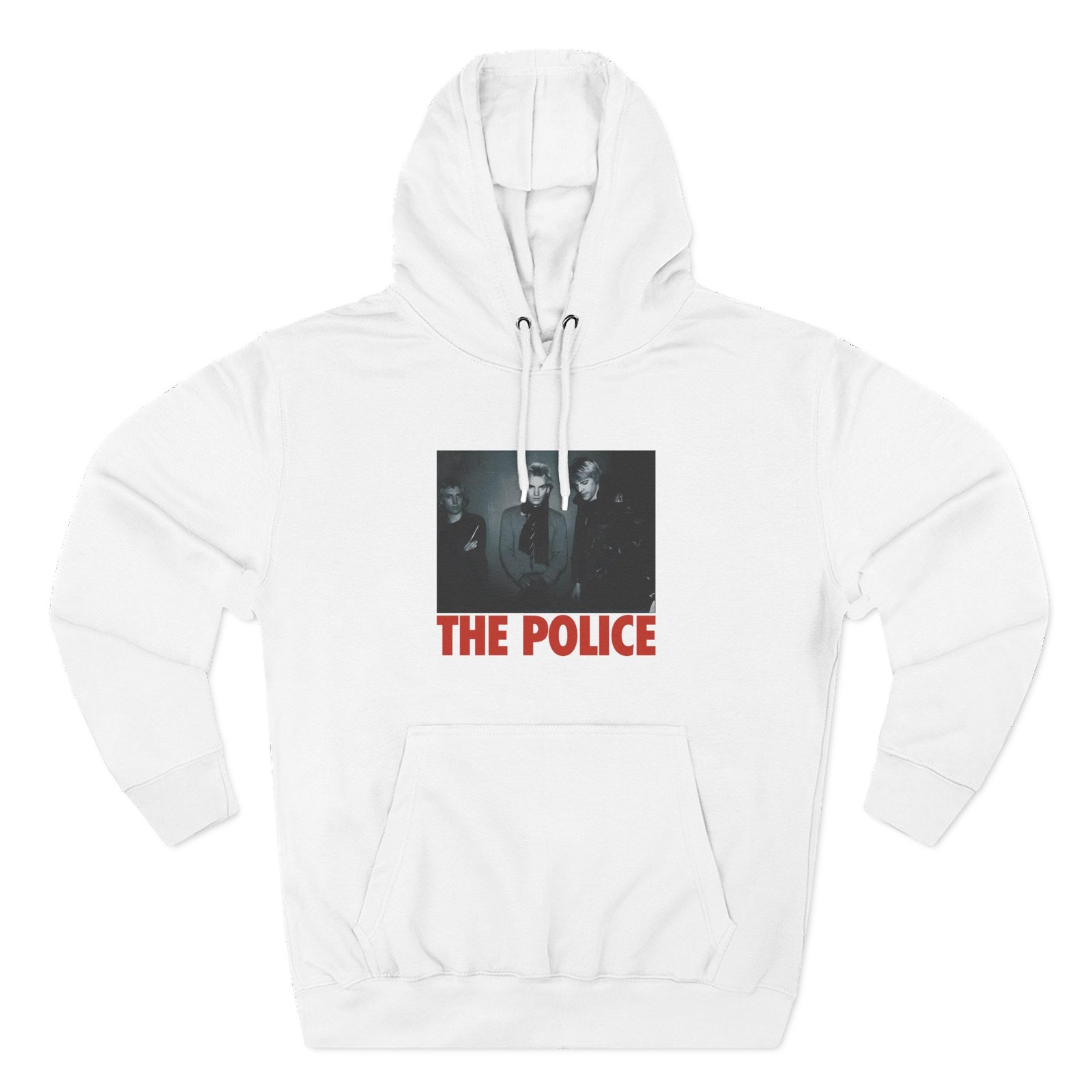 The Police Against the Wall Three-panel Fleece Hoodie