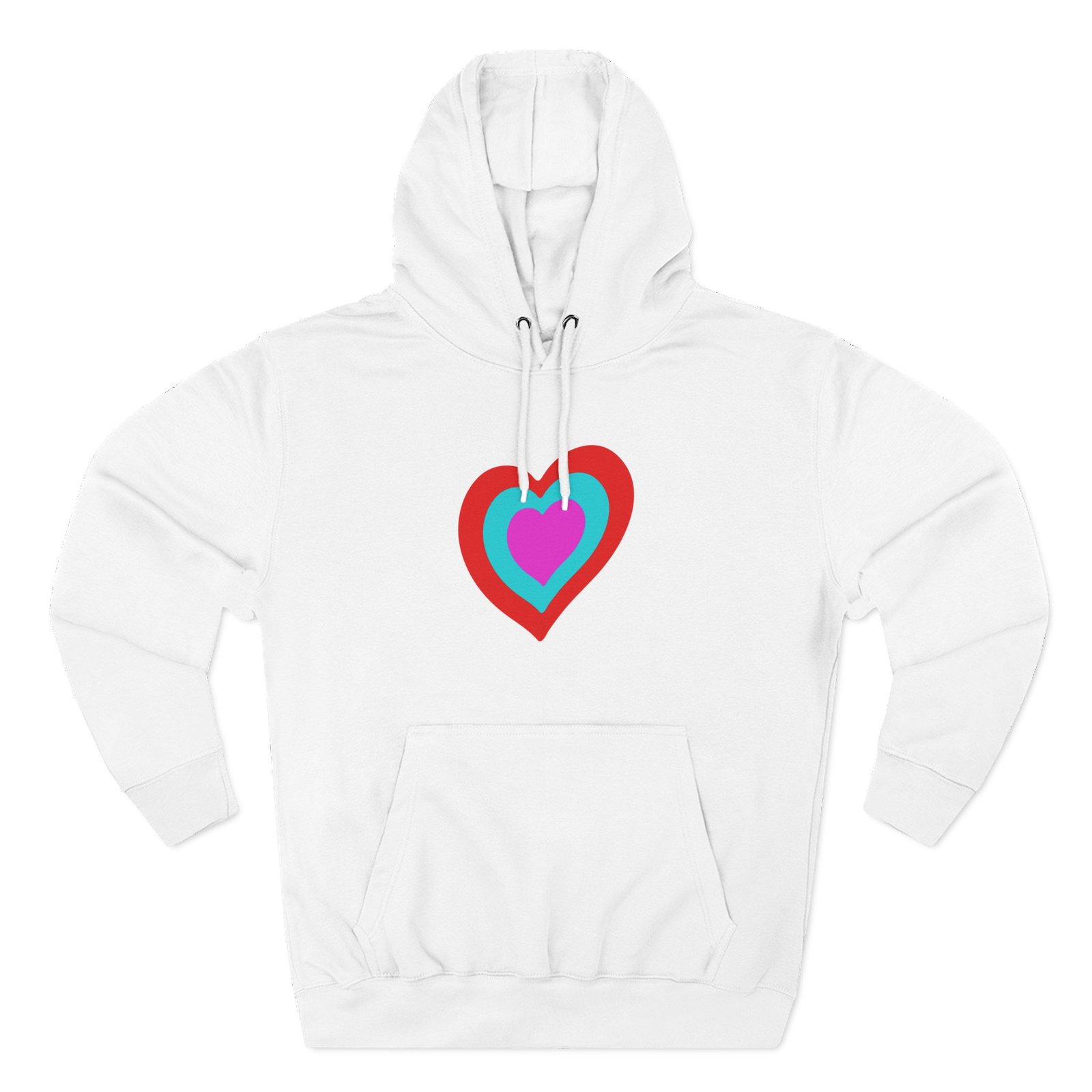 Eurovision Heart Three-panel Fleece Hoodie