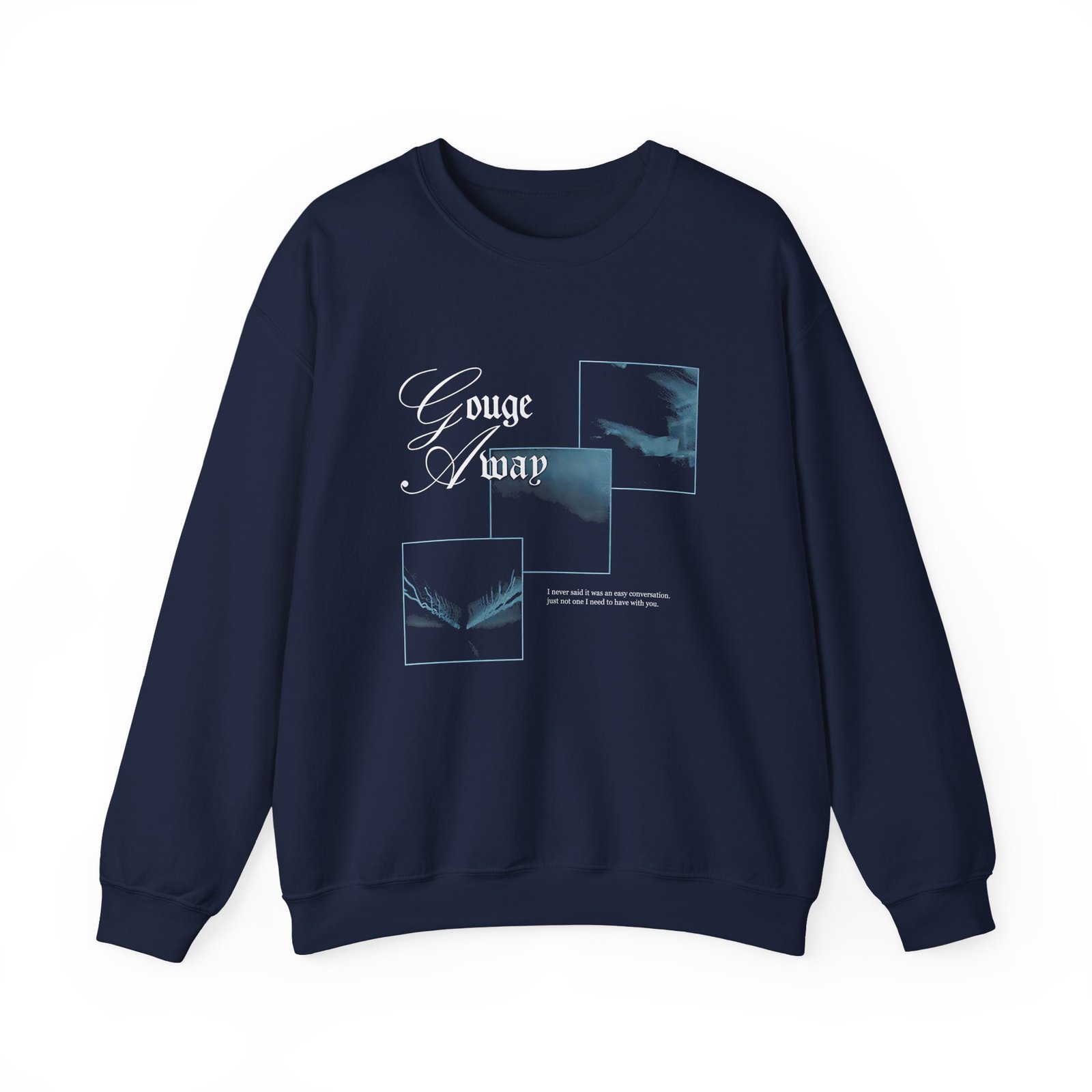 Gouge Away Idealized Unisex Heavy Blend Crewneck Sweatshirt