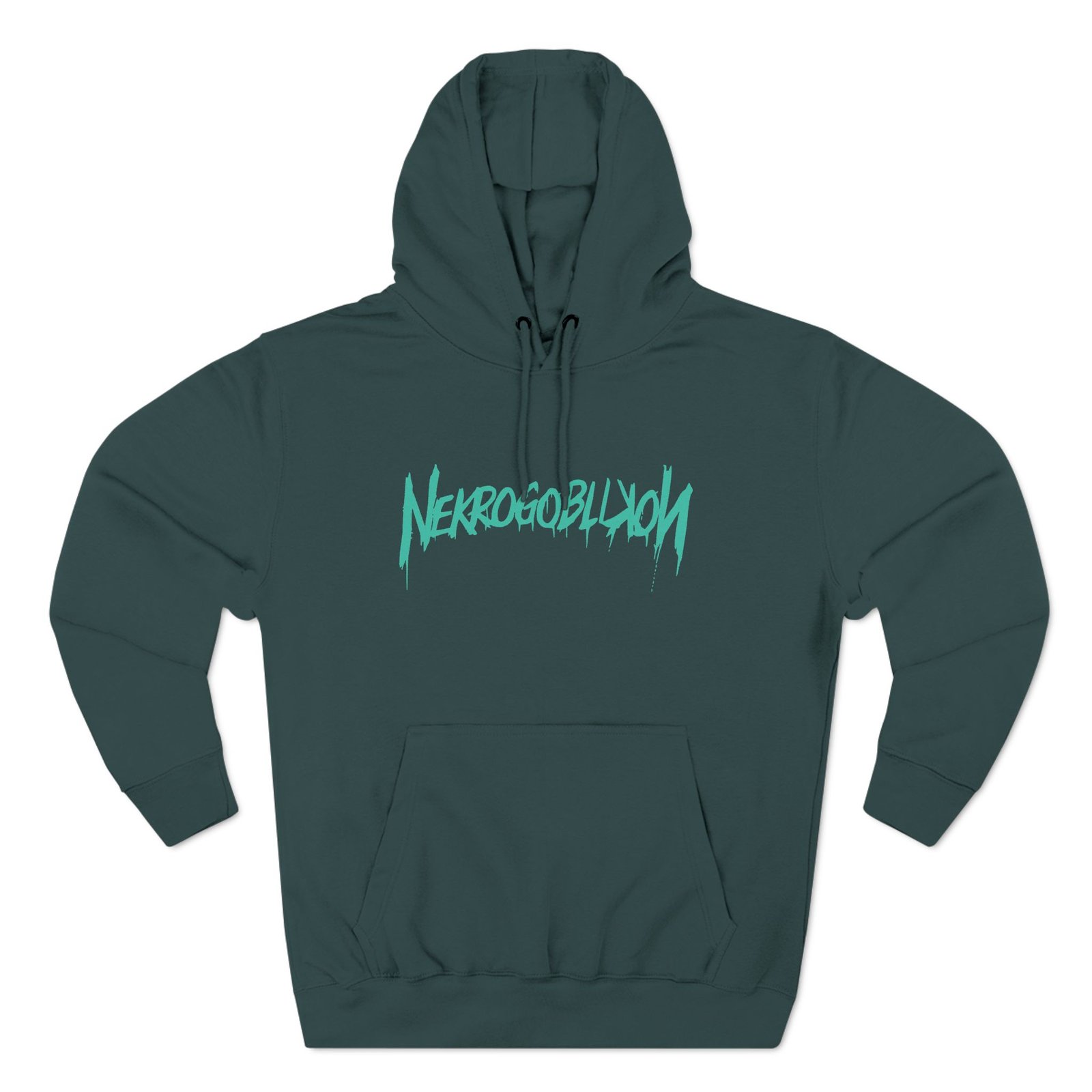 Nekrogoblikon Goblin Mode Crystal Wash Three-panel Fleece Hoodie