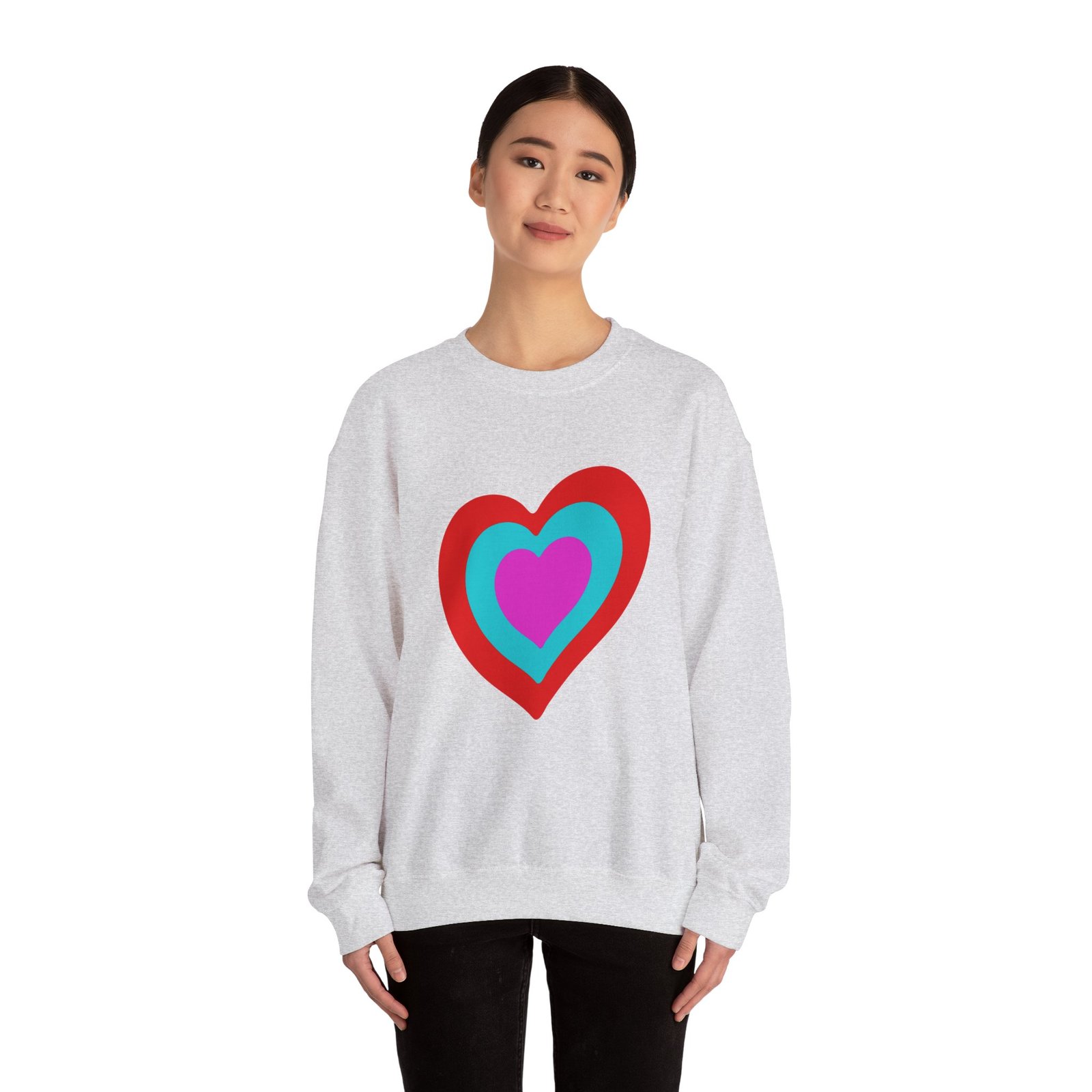 Eurovision Heart Unisex Heavy Blend Crewneck Sweatshirt
