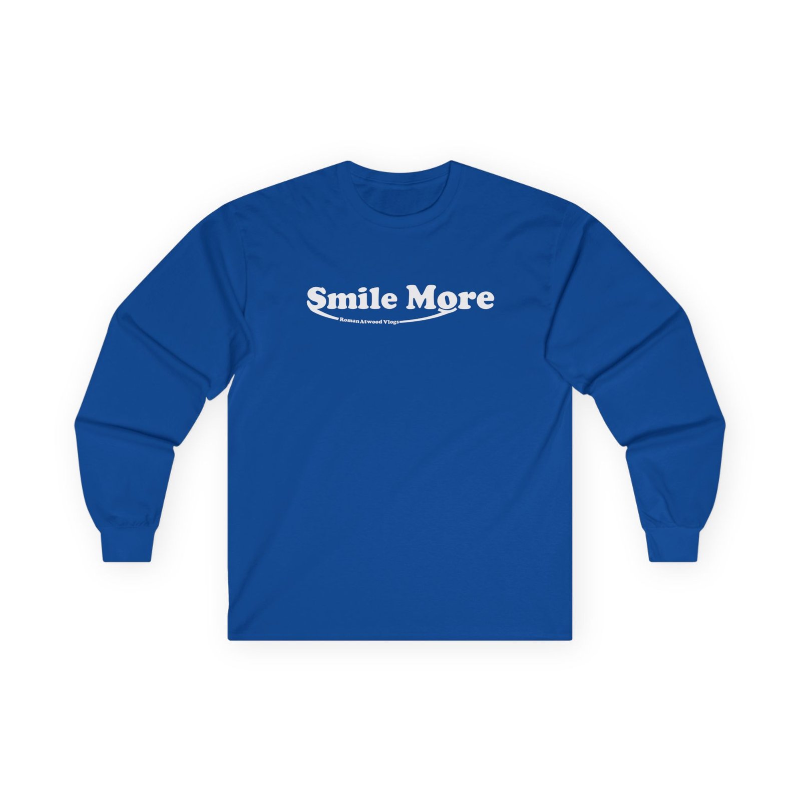 Roman Atwood Smile More Unisex Ultra Cotton Long Sleeve Tee