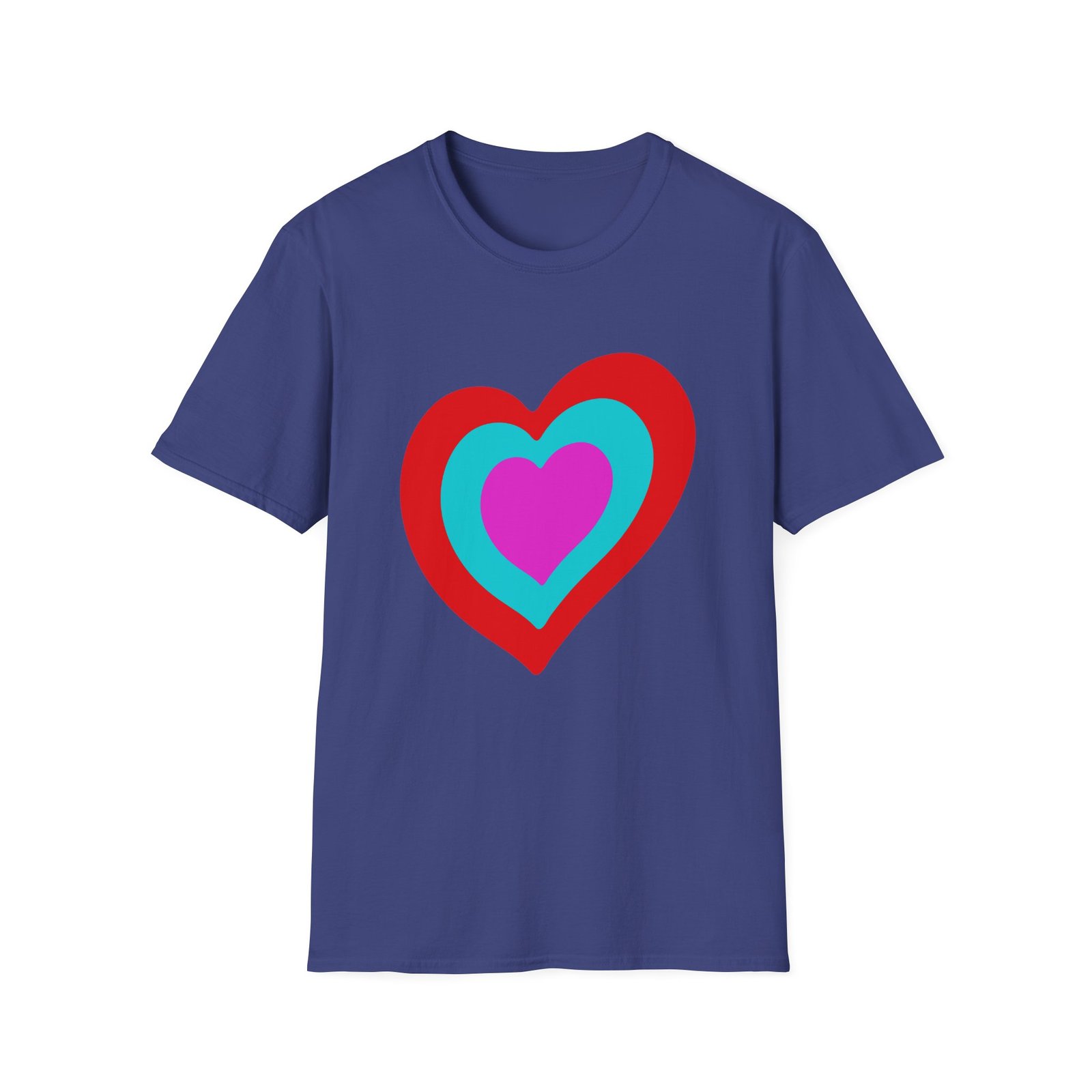 Eurovision Heart Unisex Softstyle T-shirt
