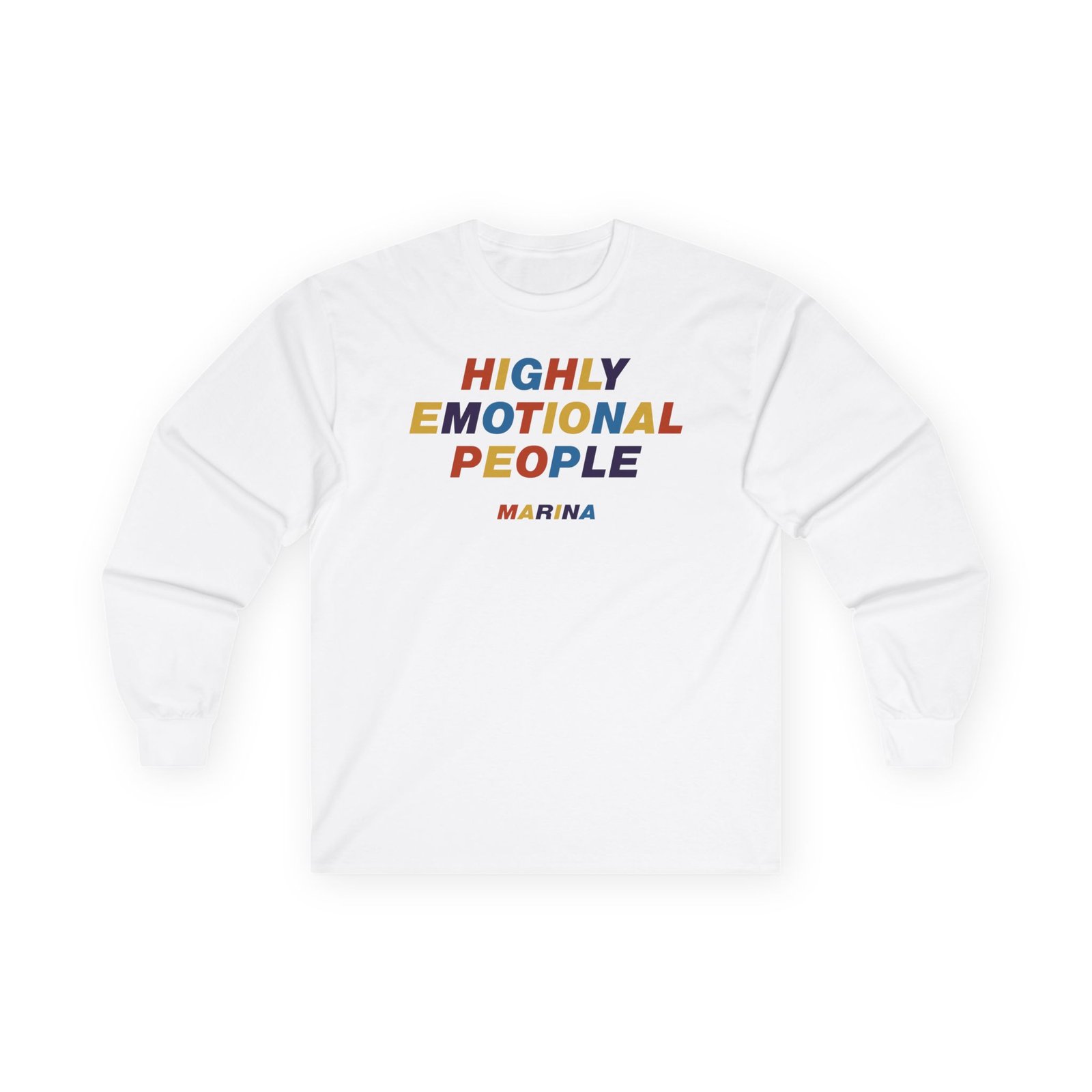 Marina Highly Emotional People Unisex Ultra Cotton Long Sleeve Tee