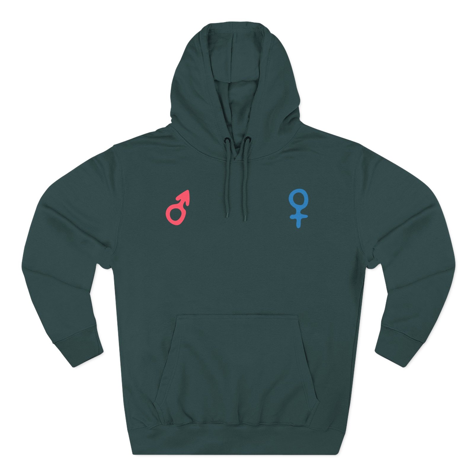 Marina Masculine Feminine Three-Panel Fleece Hoodie