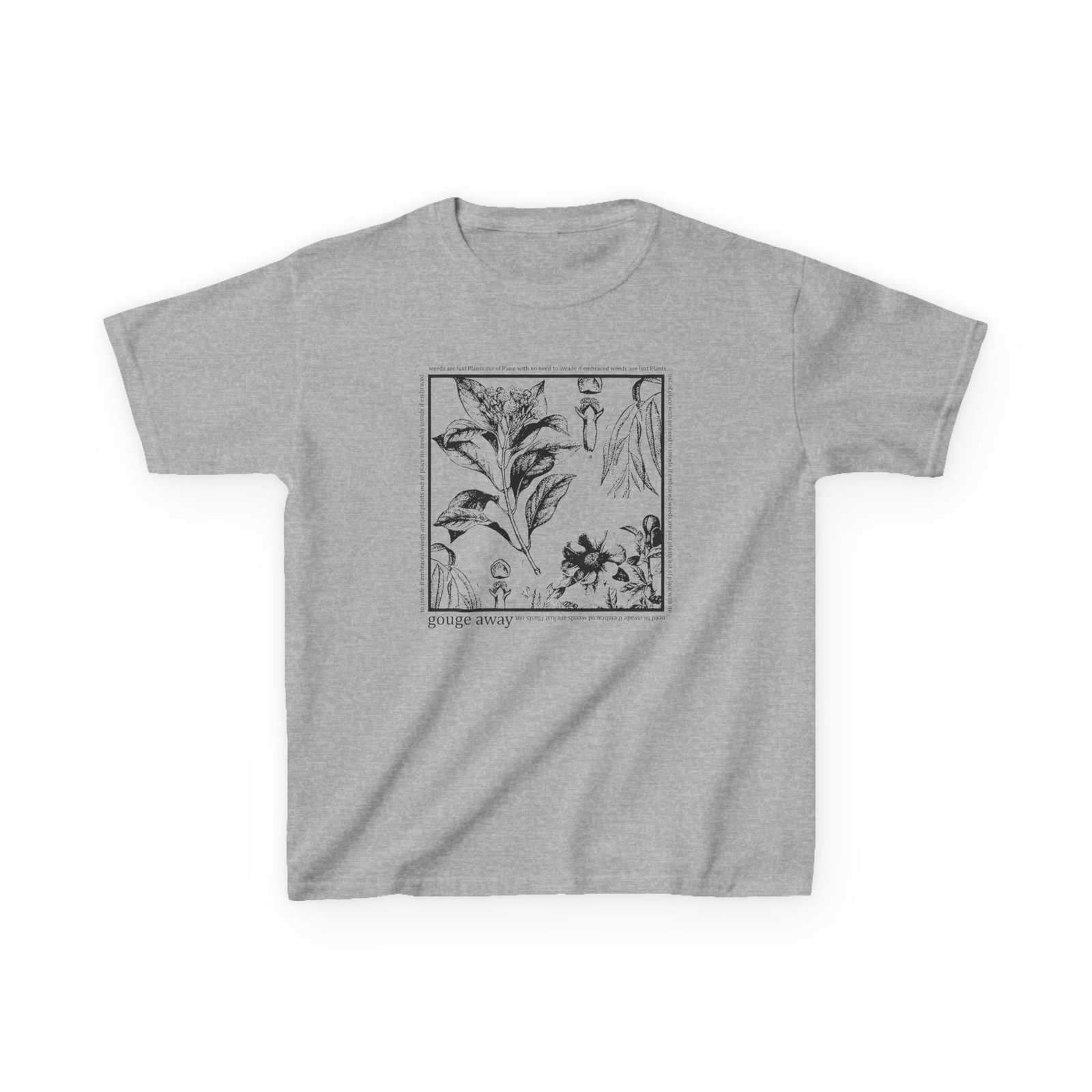 Kids Gouge Away Wildflowers Heavy Cotton™ Tee