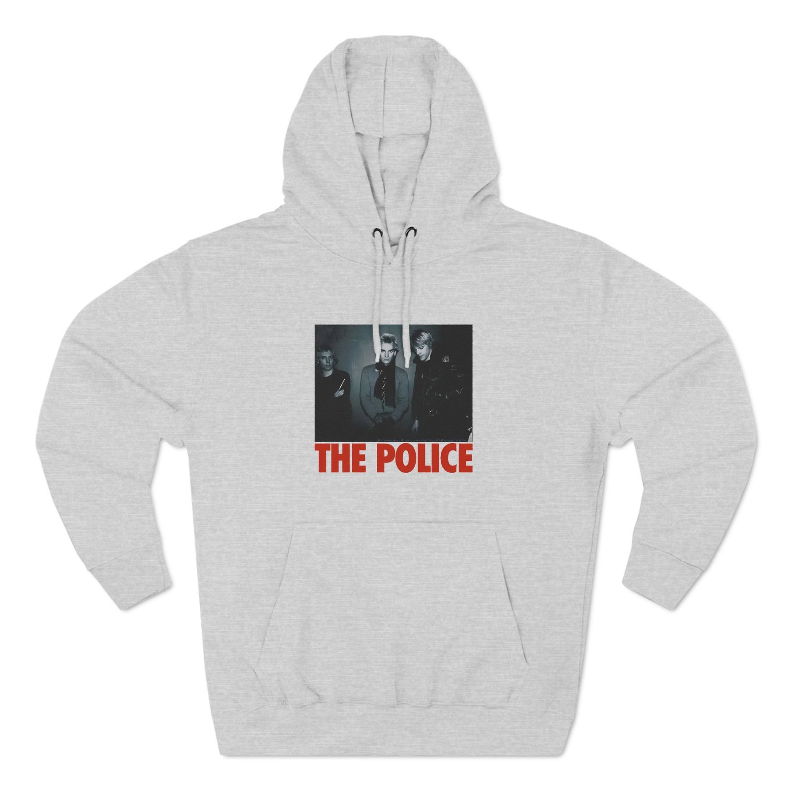 The Police Against the Wall Three-panel Fleece Hoodie