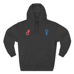 Marina Masculine Feminine Three-Panel Fleece Hoodie