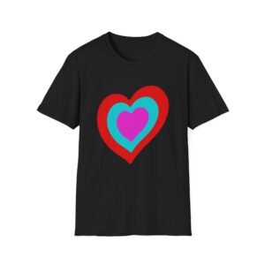 Eurovision Heart Unisex Softstyle T-shirt