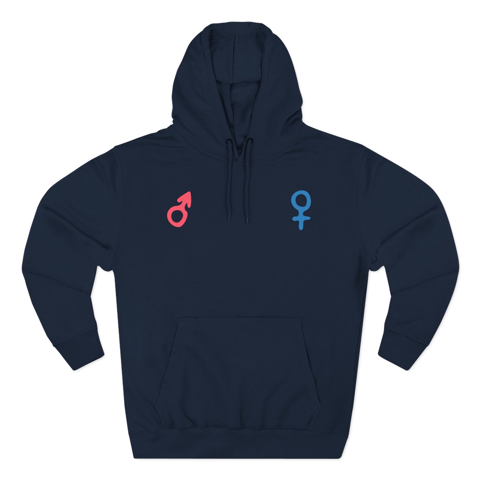 Marina Masculine Feminine Three-Panel Fleece Hoodie