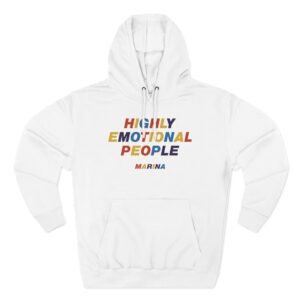 Marina Highly Emotional People Three-Panel Fleece Hoodie