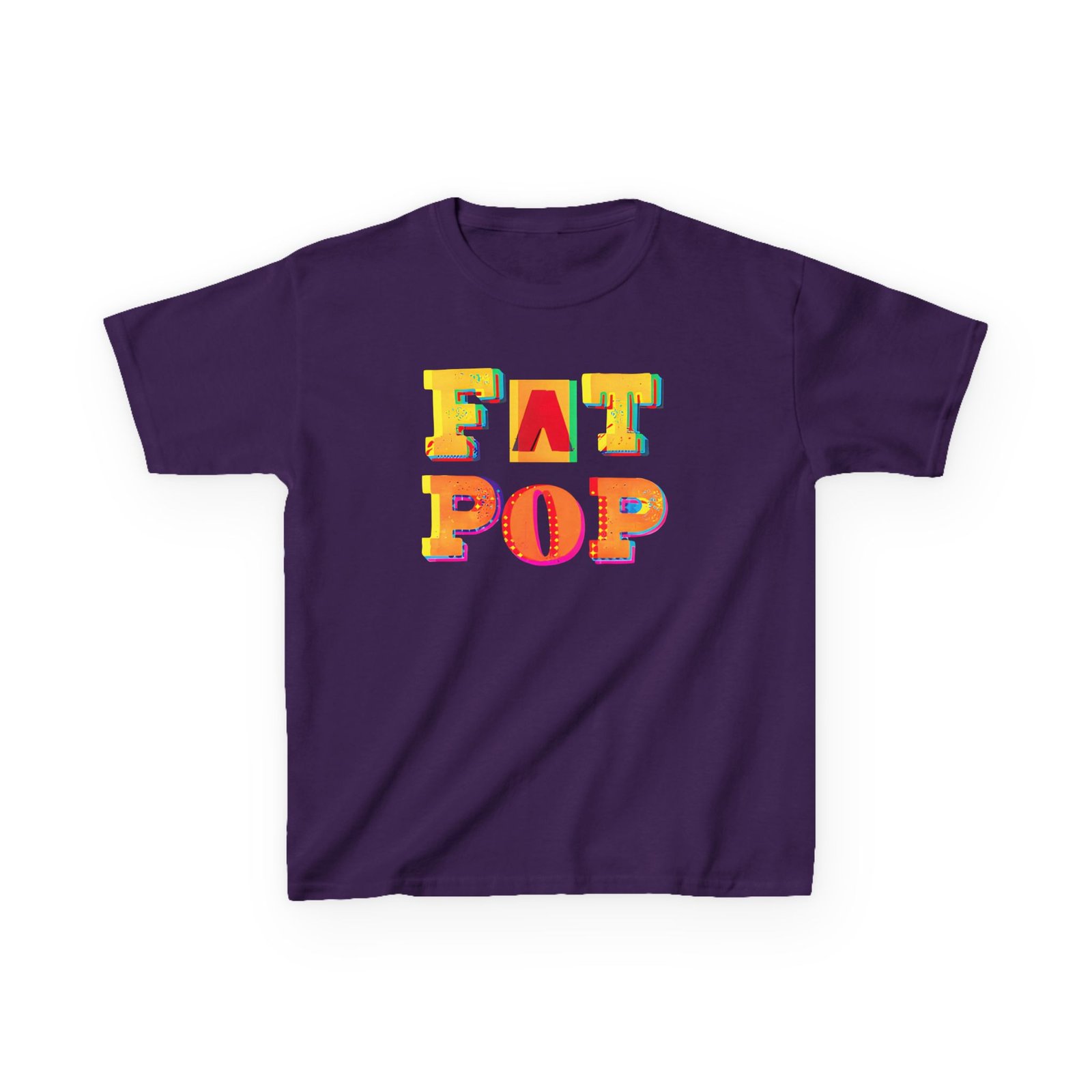 Kids PWL Fat Pop Logo Heavy Cotton™ Tee