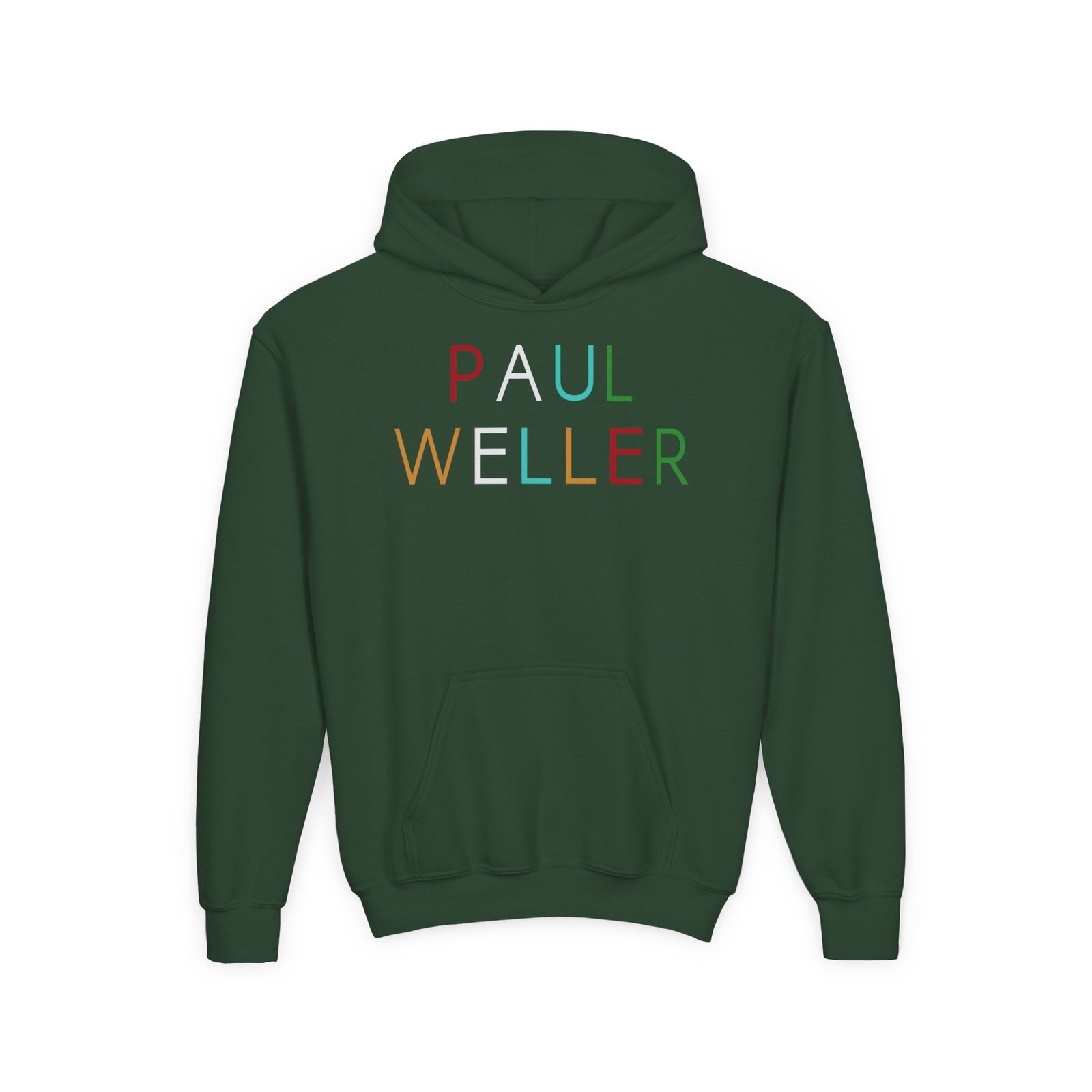 Youth PWL Multicolour Logo Heavy Blend Hooded Sweatshirt