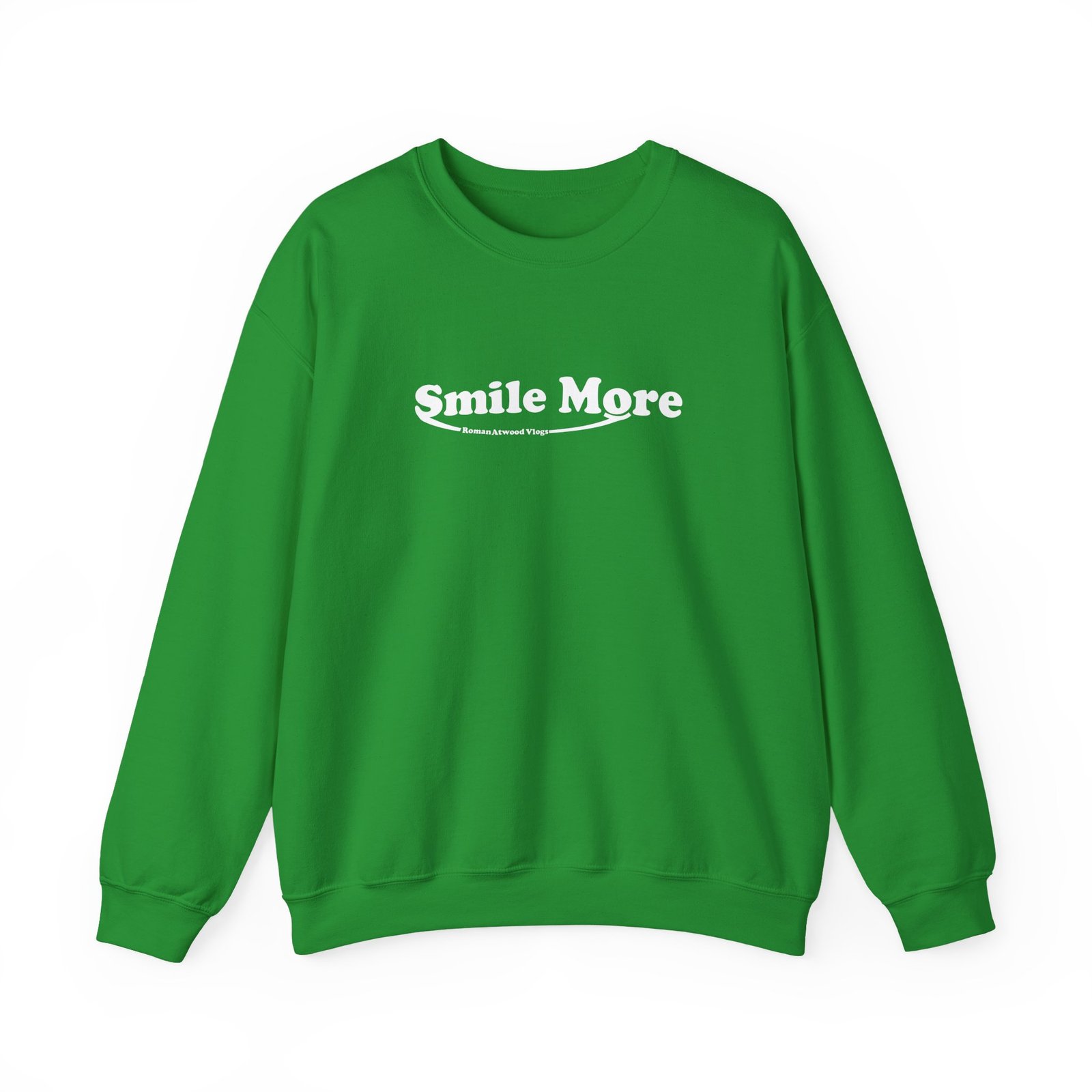 Roman Atwood Smile More Unisex Heavy Blend Crewneck Sweatshirt