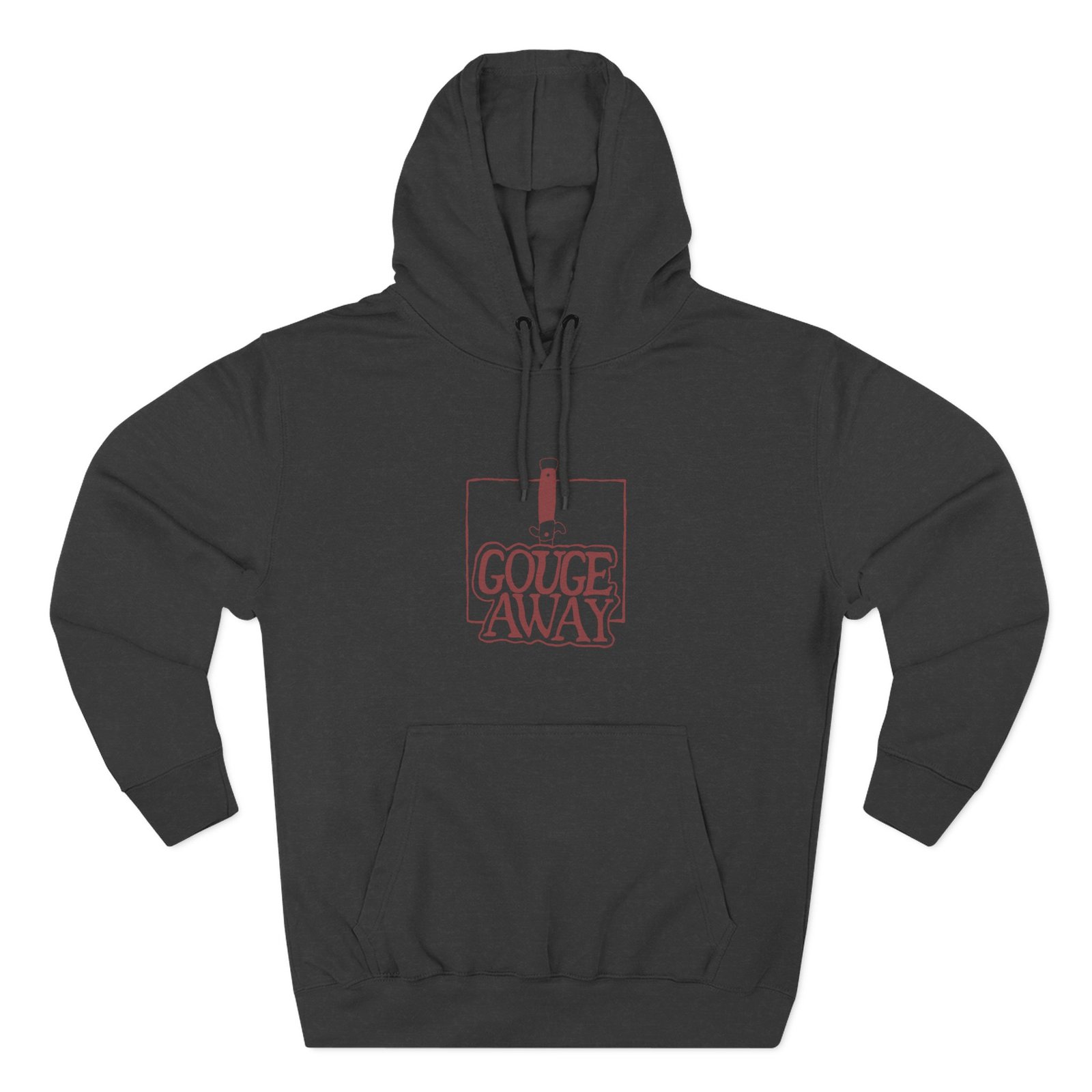 Gouge Away Knife Three-panel Fleece Hoodie