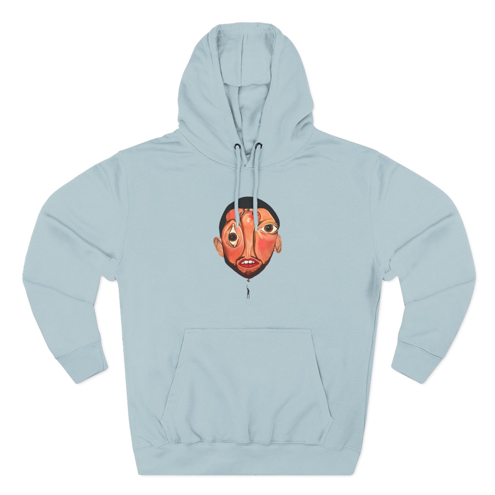 Mac Miller Balloonerism Cover Three-Panel Fleece Hoodie