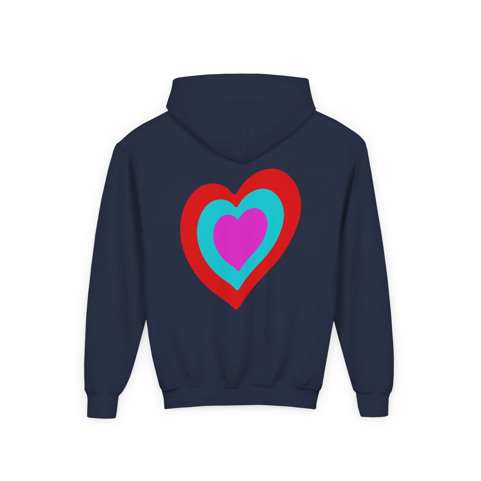 Youth Eurovision Heart Heavy Blend Hooded Sweatshirt