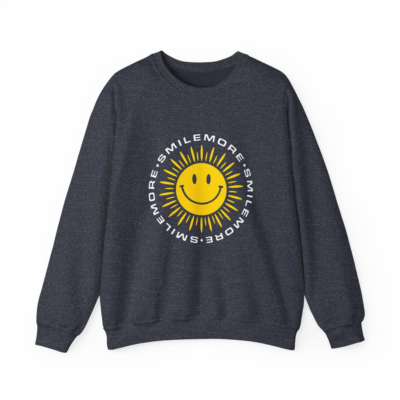 Roman Atwood Smile More Unisex Heavy Blend Crewneck Sweatshirt