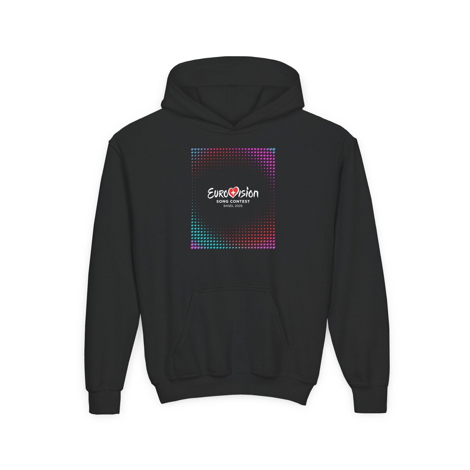 Youth Eurovision Unity Shapes Love Heavy Blend Hooded Sweatshirt