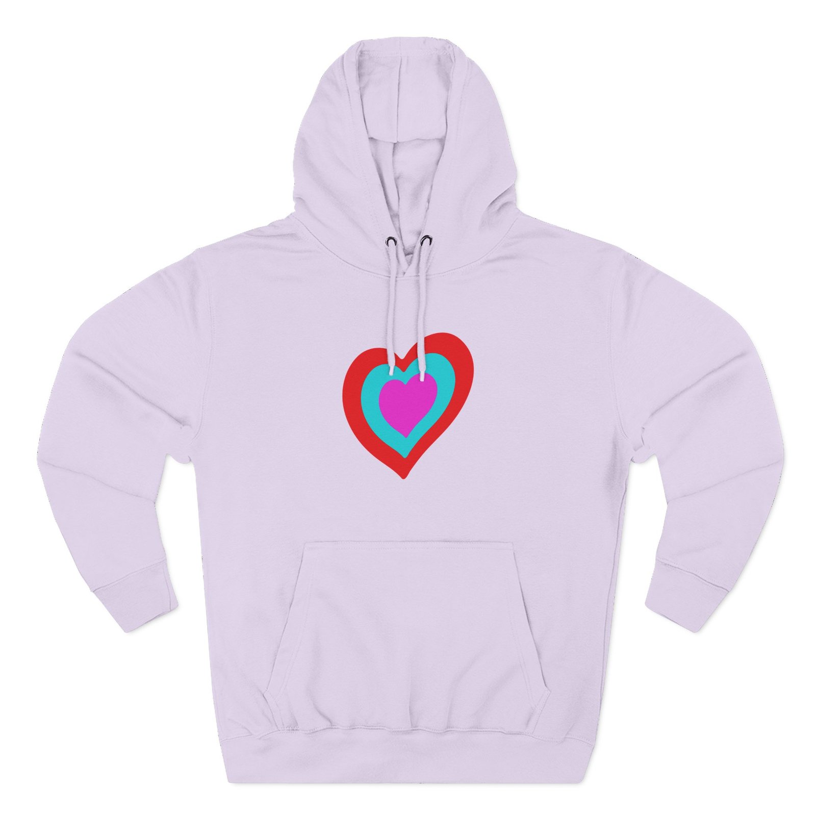 Eurovision Heart Three-panel Fleece Hoodie