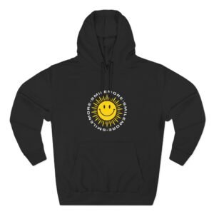 Roman Atwood Smile More Three-panel Fleece Hoodie