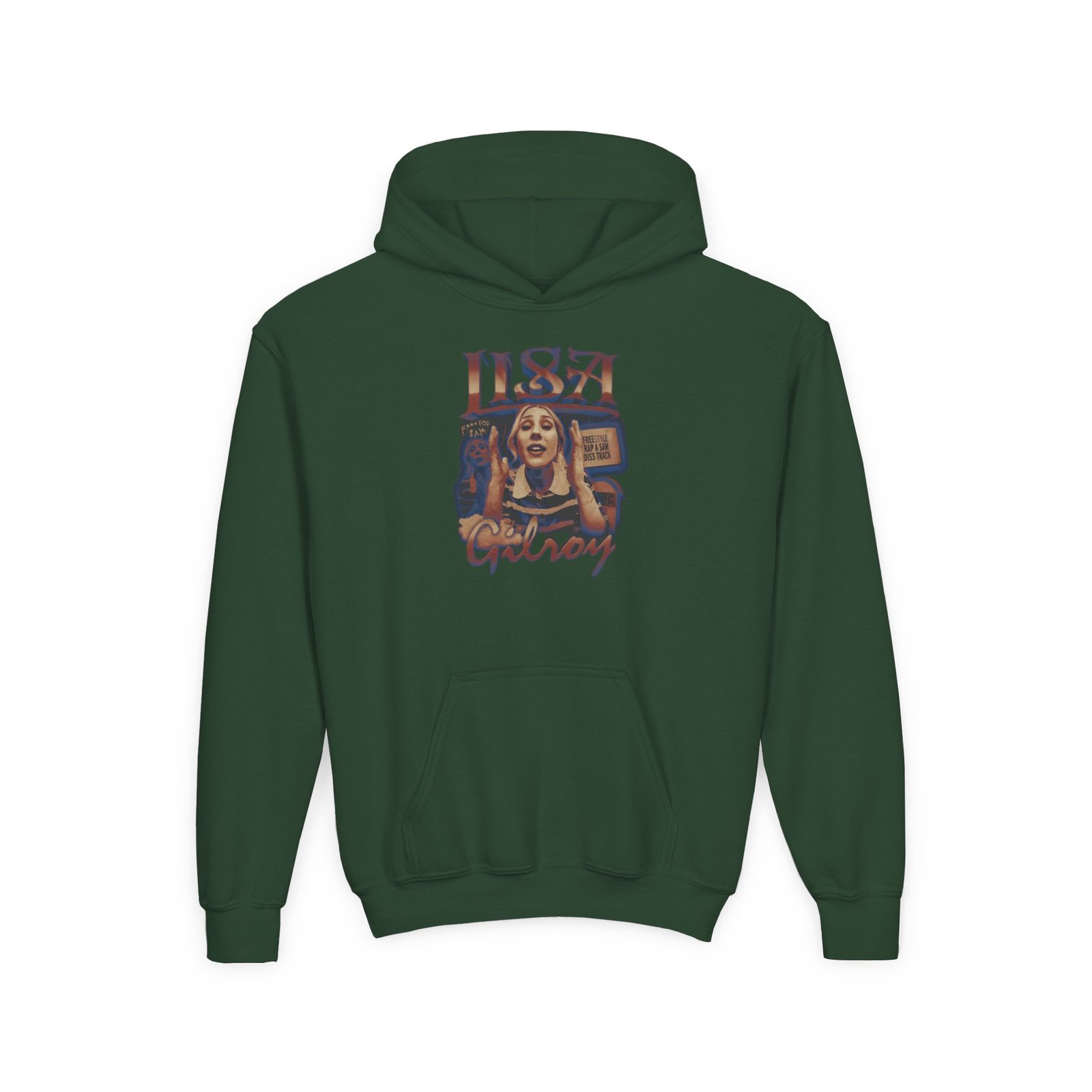 Youth Dropout Lisa Gilroy Heavy Blend Hooded Sweatshirt