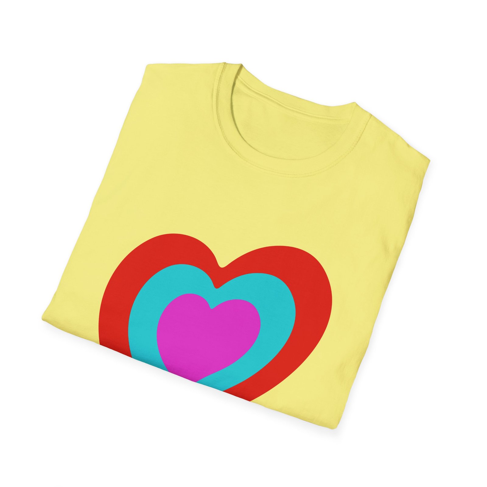 Eurovision Heart Unisex Softstyle T-shirt