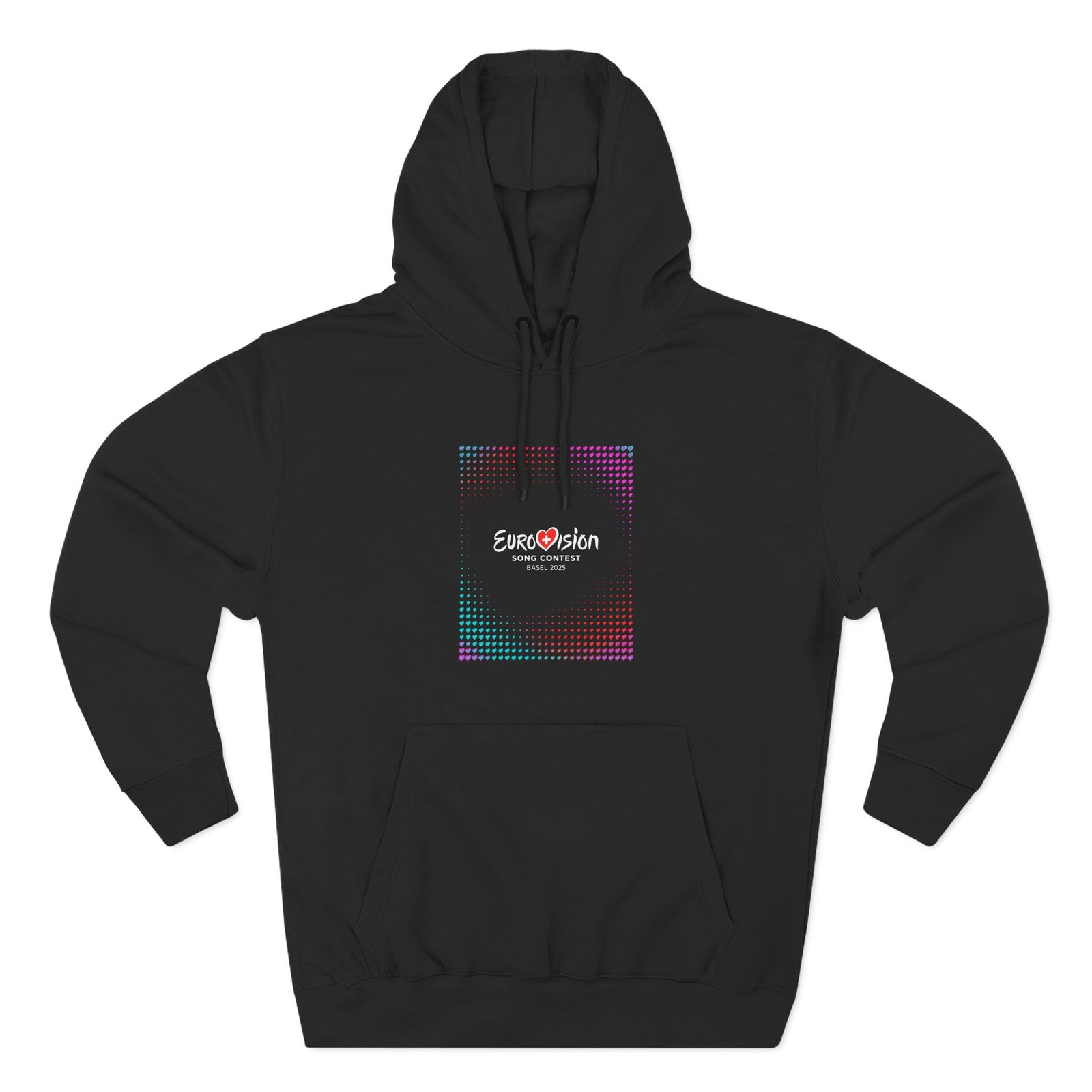 Eurovision Unity Shapes Love Three-panel Fleece Hoodie