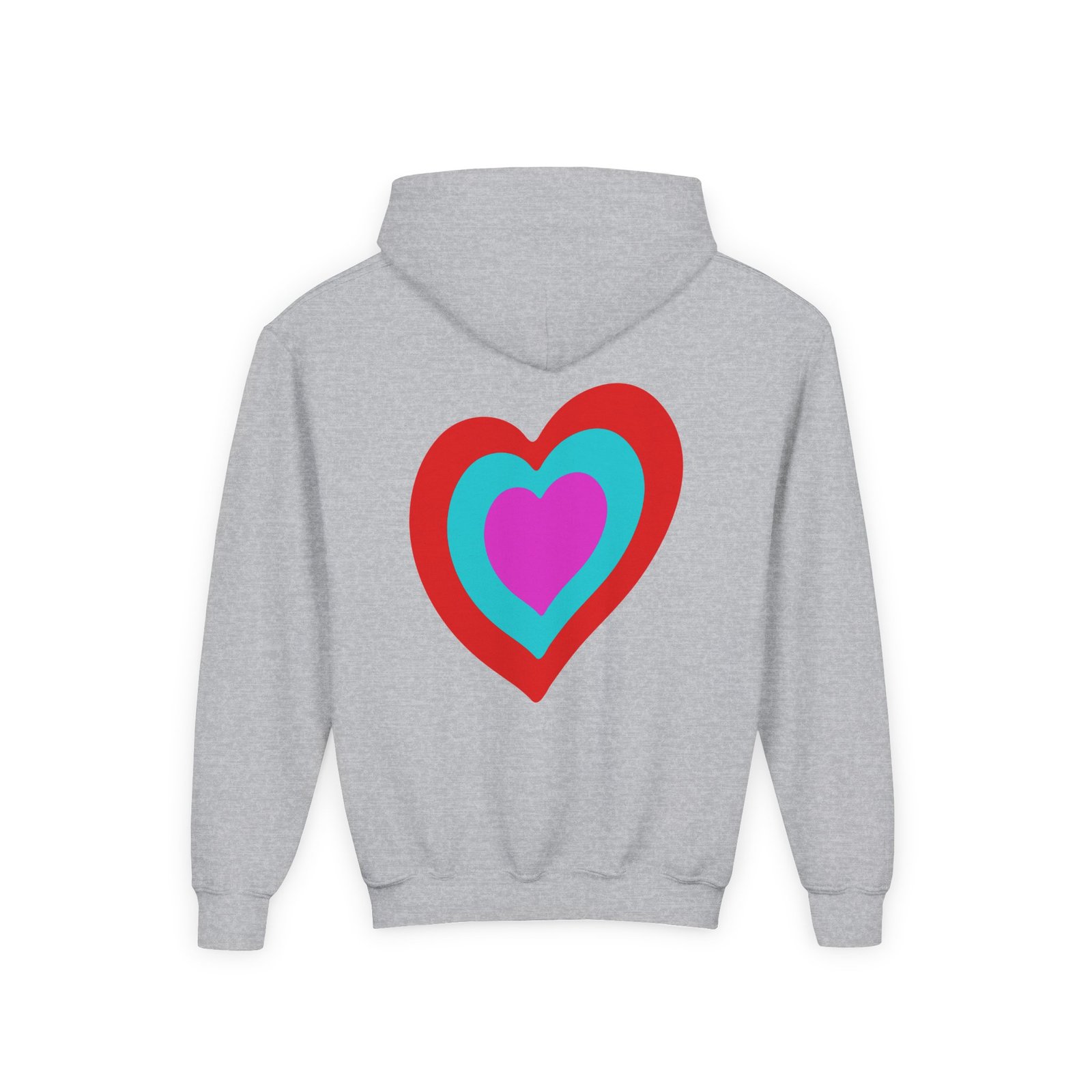 Youth Eurovision Heart Heavy Blend Hooded Sweatshirt