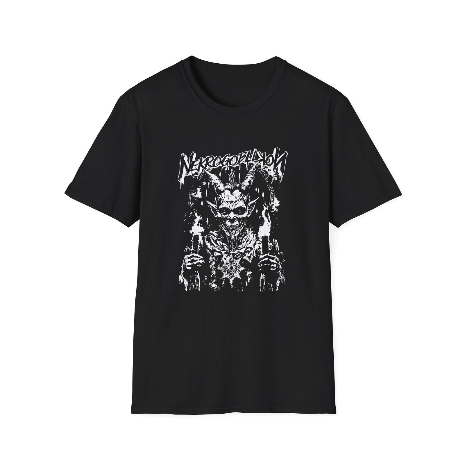 Nekrogoblikon Goblin Mode Sacrifice Unisex Softstyle T-shirt