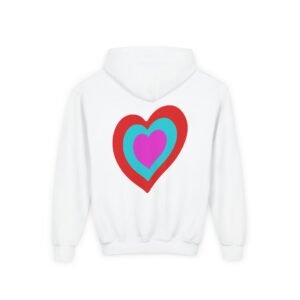 Youth Eurovision Heart Heavy Blend Hooded Sweatshirt