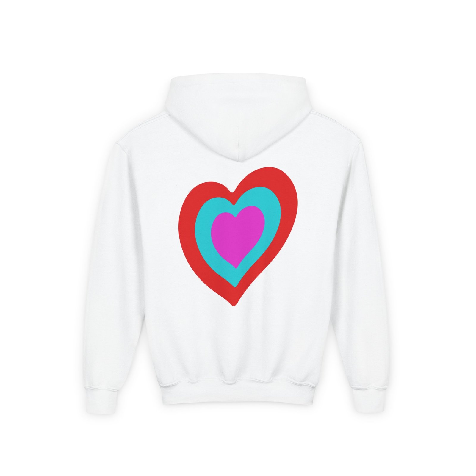 Youth Eurovision Heart Heavy Blend Hooded Sweatshirt